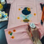 آموزش نقاشی روی پارچه و لباس و چادر