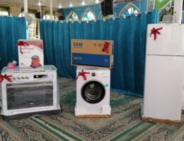 اهدای۱۰۰ سری جهیزیه به نوعروسان کمیته امداد قشم -دخت بندری